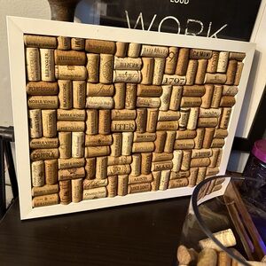 Homemade Wine Cork Board